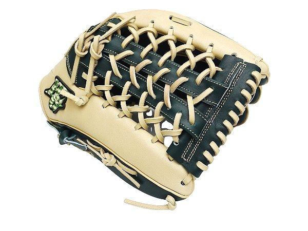 HI-GOLD Special Order 13 inch Outfielder Glove - Beige/Dark Green