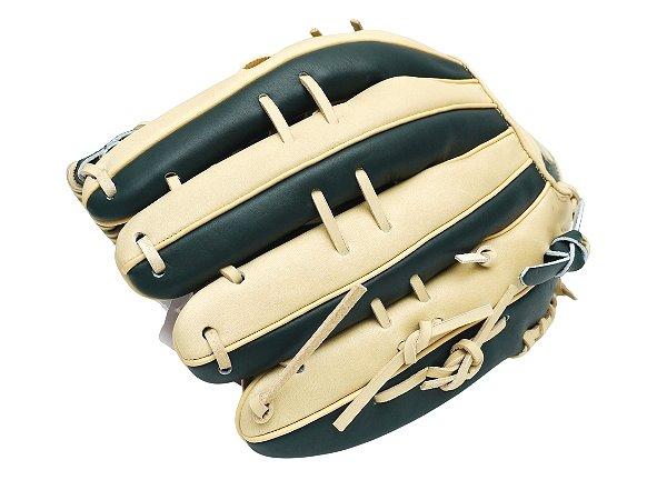 HI-GOLD Special Order 13 inch Outfielder Glove - Beige/Dark Green