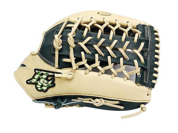 HI-GOLD Special Order 13 inch Outfielder Glove - Beige/Dark Green