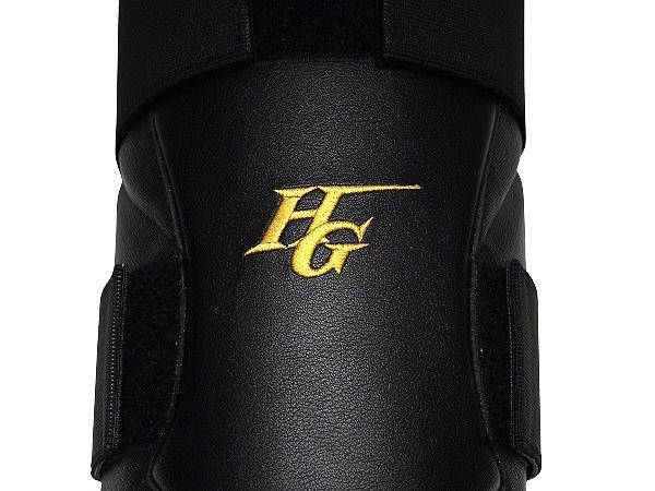 HI-GOLD Premium Batter Shin Guard - Black/Gold