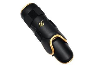 HI-GOLD Premium Batter Shin Guard - Black/Gold HI-GOLD Premium Batter Shin Guard - Black/Gold