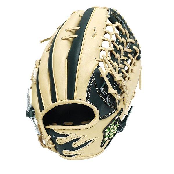 HI-GOLD Special Order 13 inch Outfielder Glove - Beige/Dark Green