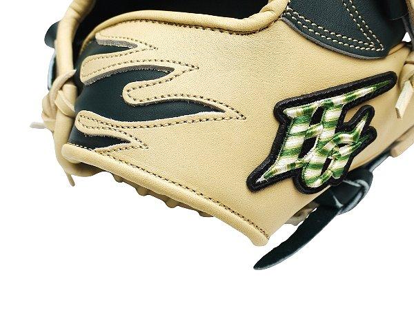 HI-GOLD Special Order 13 inch Outfielder Glove - Beige/Dark Green