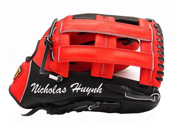 ZETT 12.75 inch Japan Steerhide Custom Glove for Mr. Huynh