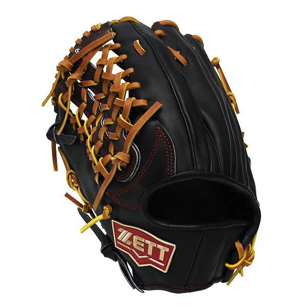 ZETT Pro Model 12.75 inch LHT Black Outfielder Glove