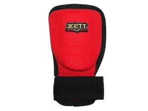 ZETT Japan Prostatus Premium Batter Hand Guard - Red/Black ZETT Japan Prostatus Premium Batter Hand Guard - Red/Black