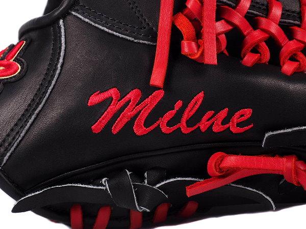 WOODZ 11.75 inch Selected US Steerhide Custom Glove for Mr. Milne