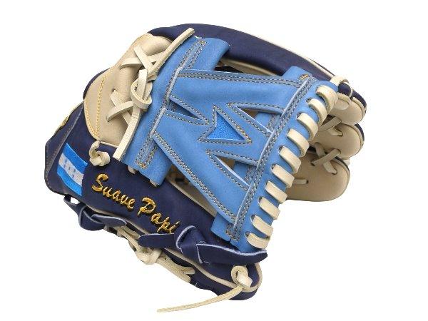 WOODZ 11.75 inch Selected US Steerhide Custom Glove for Mr. Gonzalez