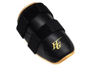 HI-GOLD Premium Light Batter Elbow Guard - Black/Gold HI-GOLD Premium Light Batter Elbow Guard - Black/Gold